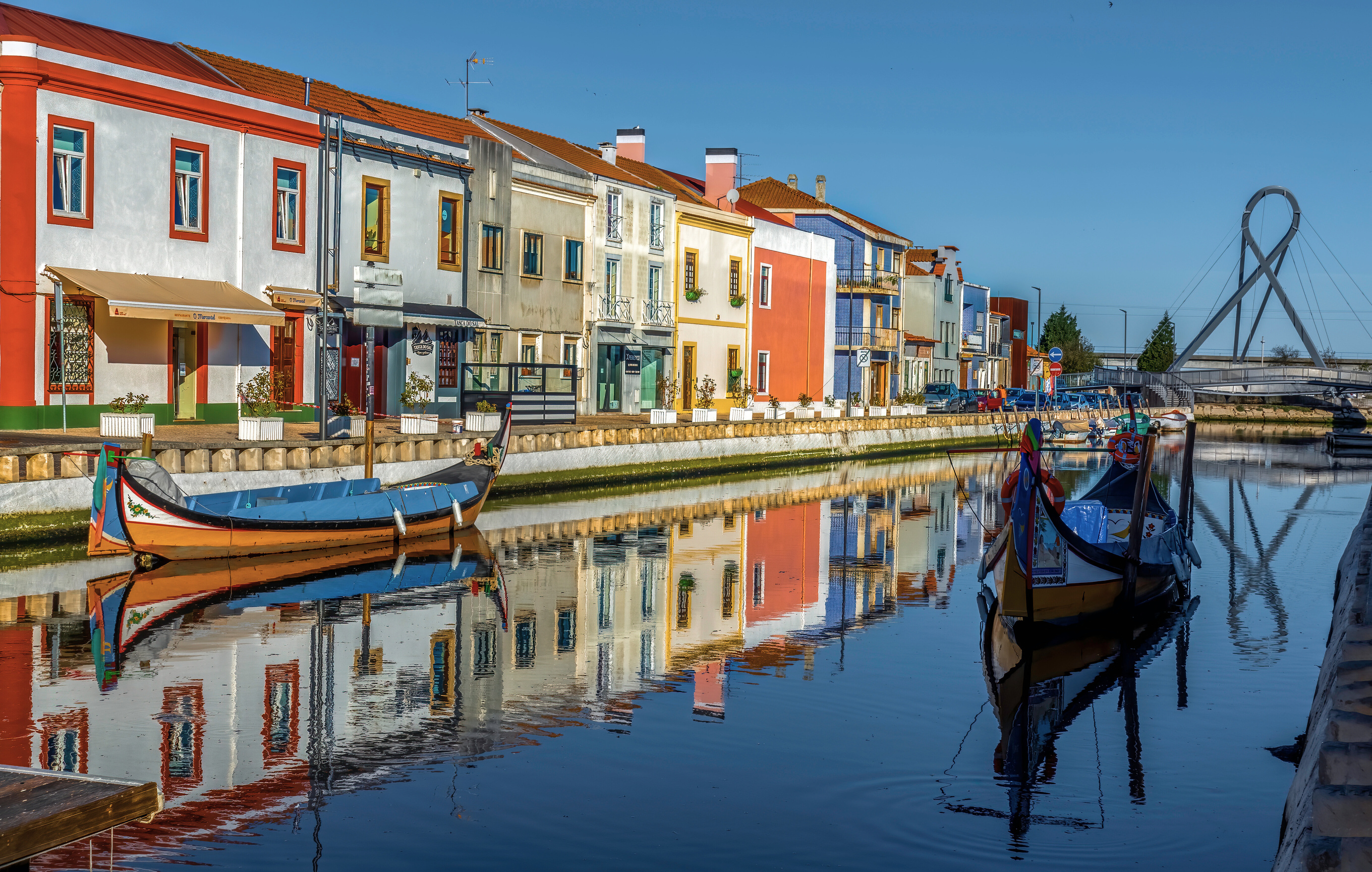 Portuguese waterfront houses